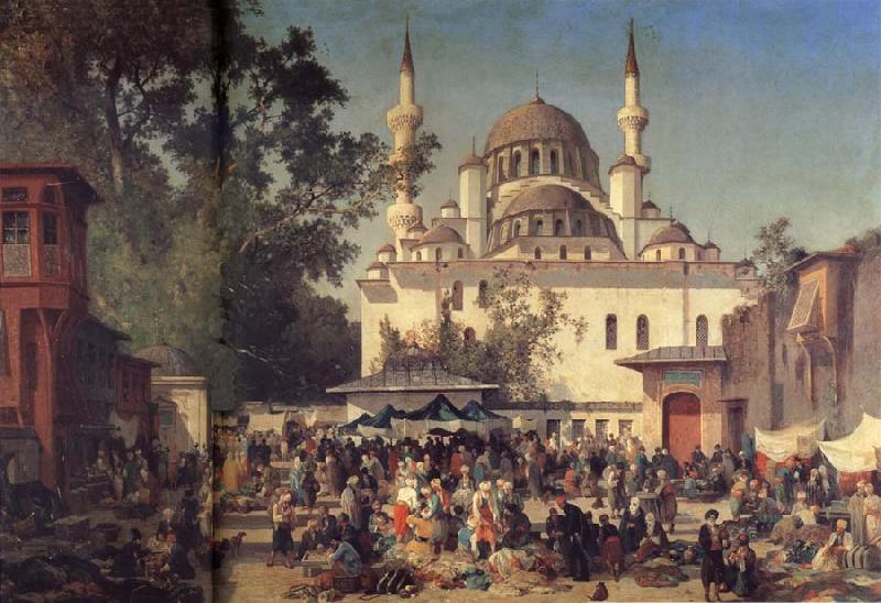 Germain-Fabius Brest View of Constantinople oil painting picture